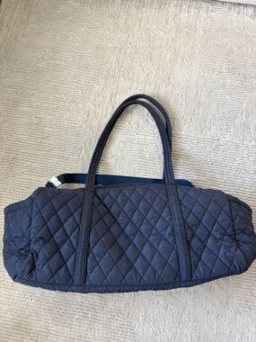 Vera Bradley NAVY Large Original Duffel Bag-Peacoat in Performance Twill